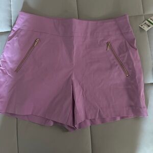 NWT Thalia Purple Women’s Shorts Sz L